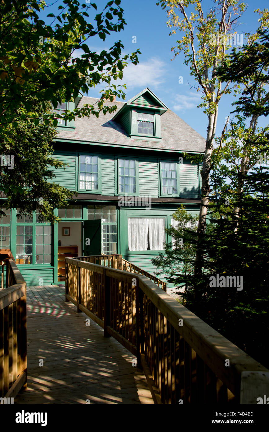 Canada, Newfoundland, St. Anthony. Grenfell House Museum, historic home
