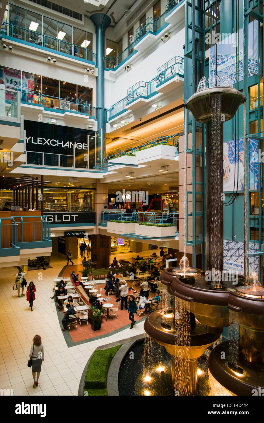 Canada, Montreal, Eaton Centre, shopping mall Stock Photo Alamy