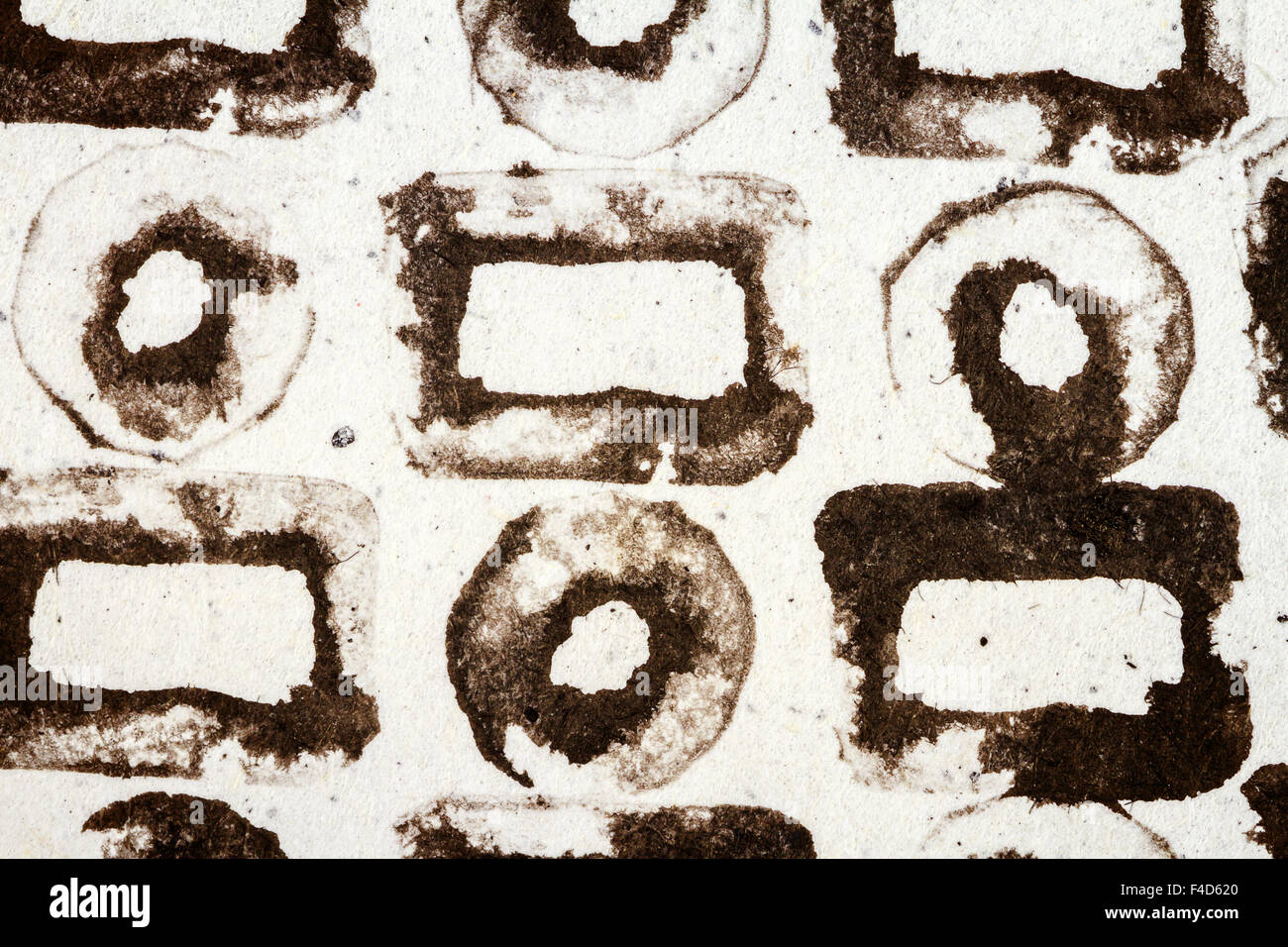 Abstract hand painted black and white art background Stock Photo - Alamy