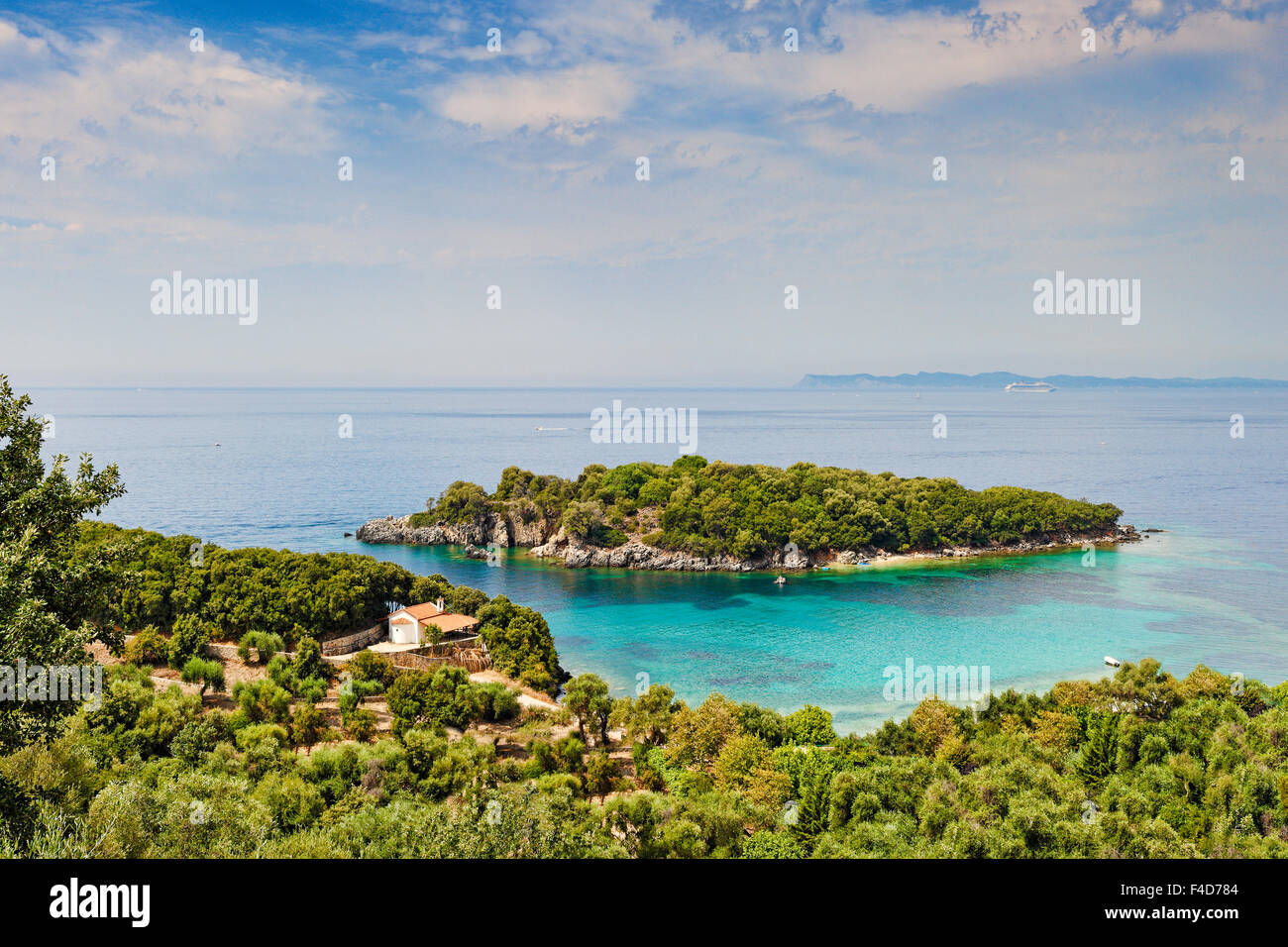 Agia Paraskevi in Perdika, Greece Stock Photo