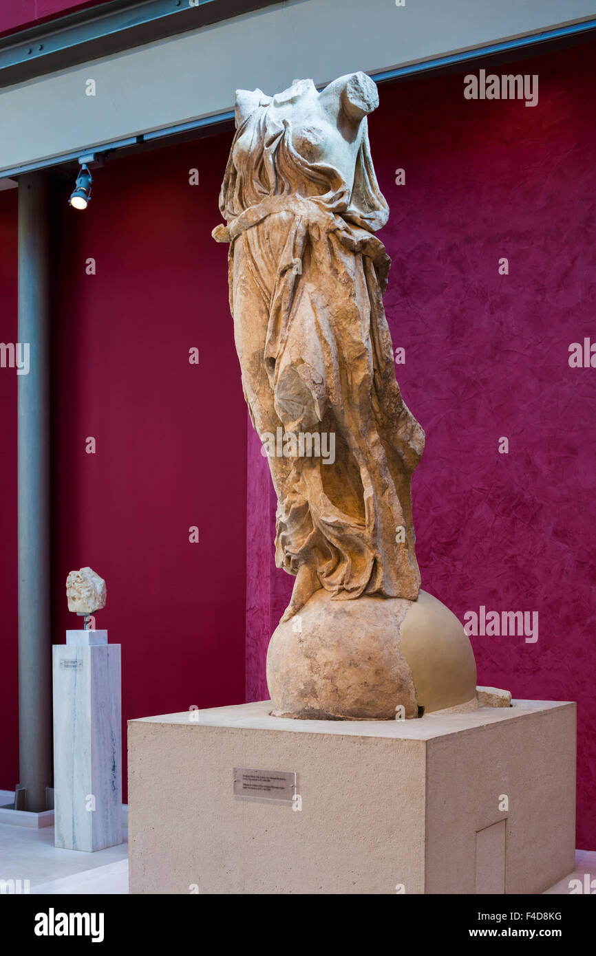 Central Greece, Athens, Roman Agora, statue of Nike Stock Photo - Alamy