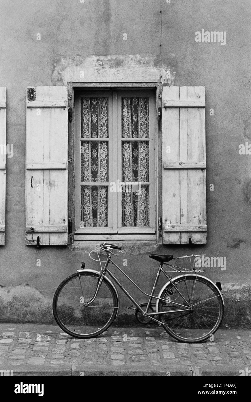France, Poitou Charentes Bike Marans. (Large format sizes available) Stock Photo