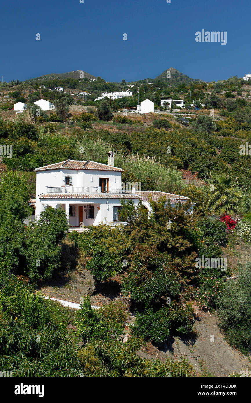 Andalucian style villa in Competa, Malaga province, Spain Stock Photo