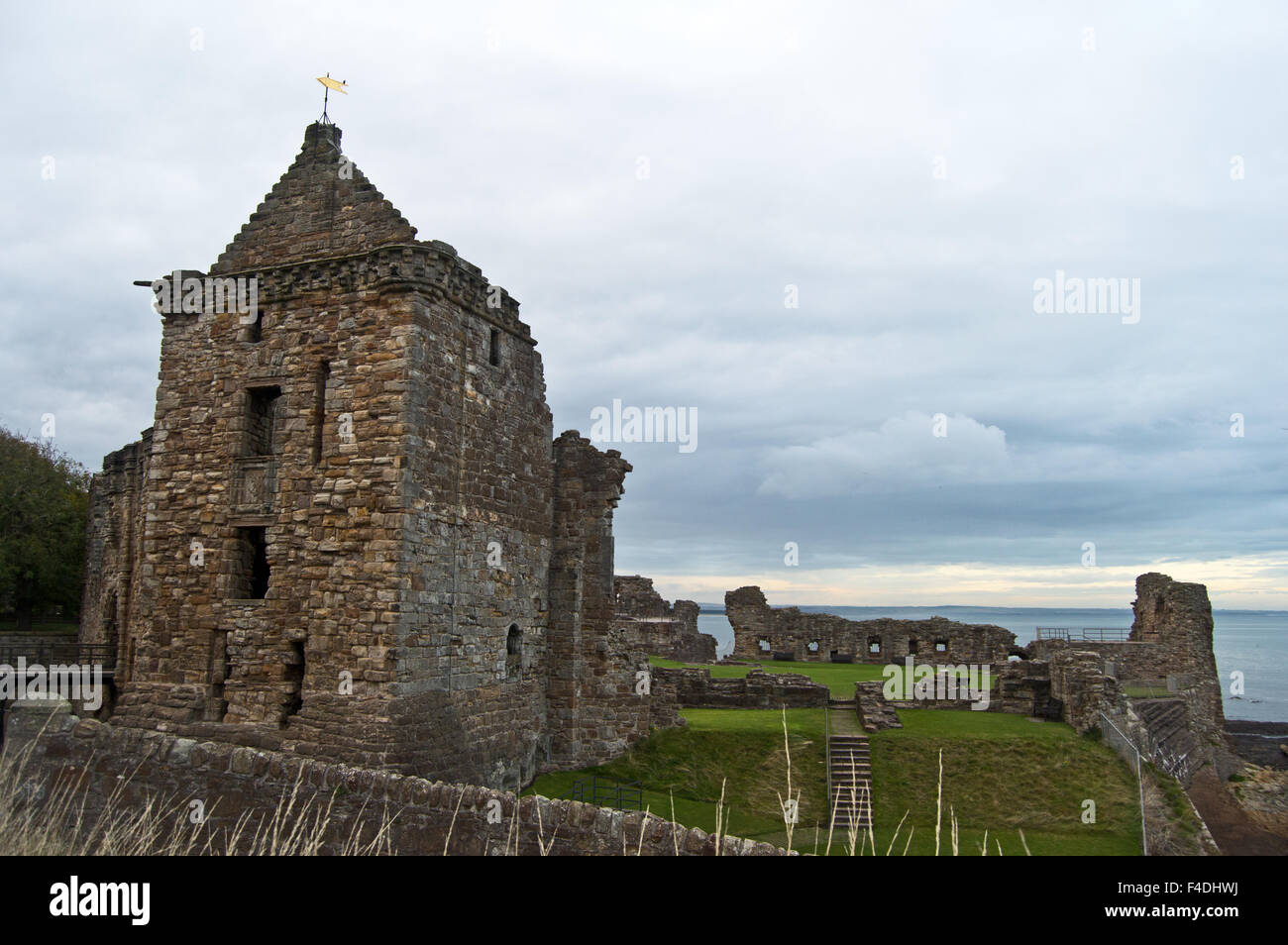 St Andrews castle, Fife, Scotland Stock Photo Alamy
