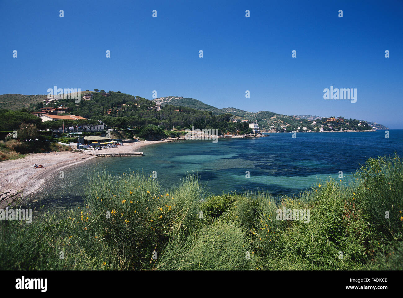 Italy, Tuscany, Porto Santo Stefano, Promontory of ...
