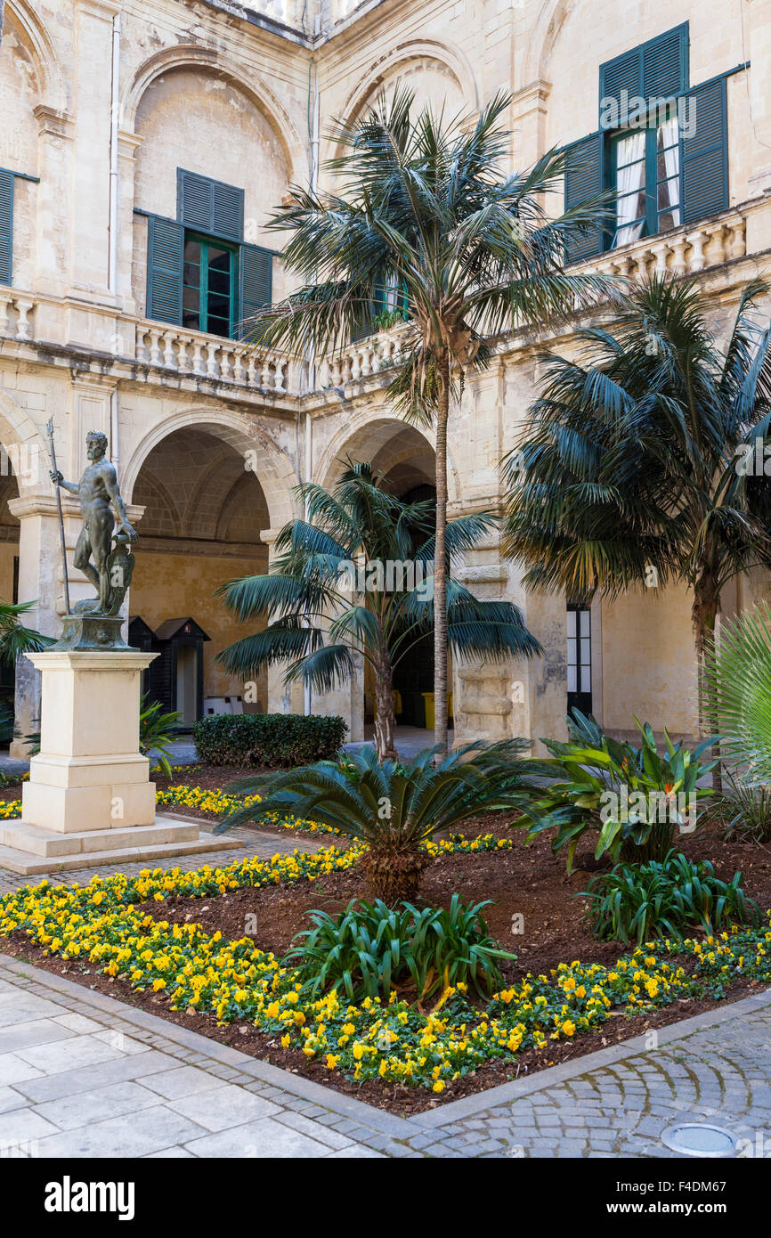 The Grand Masters Palace in the old City of Valletta on Malta in