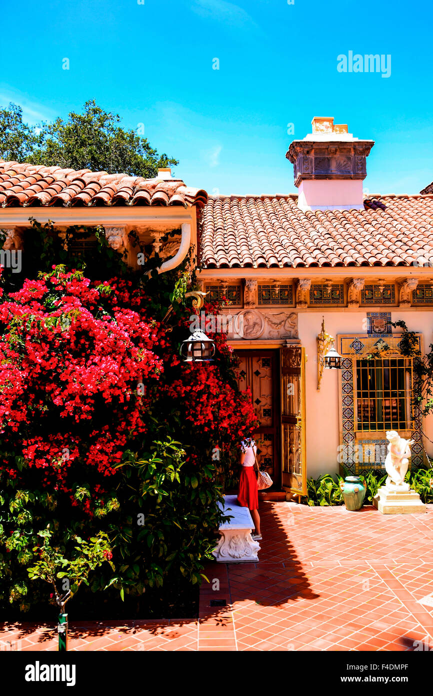 The Spanish Style guest house designed by Julia at the Hearst