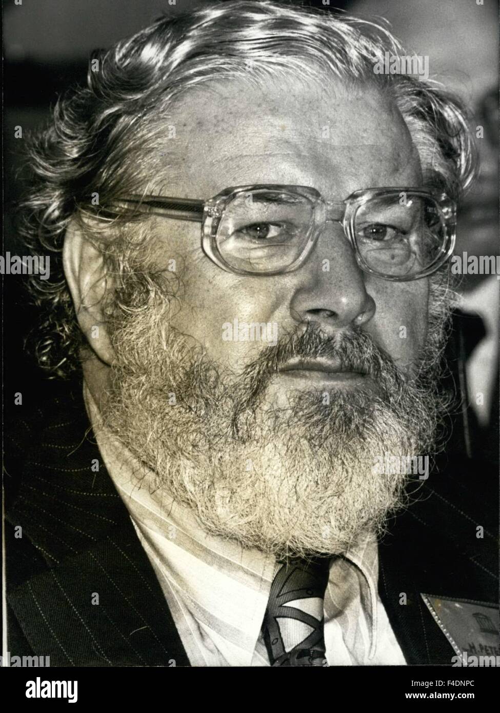 1976 - Portrait Du Comedian Peter Ustinov. © Keystone Pictures USA/ZUMAPRESS.com/Alamy Live News Stock Photo