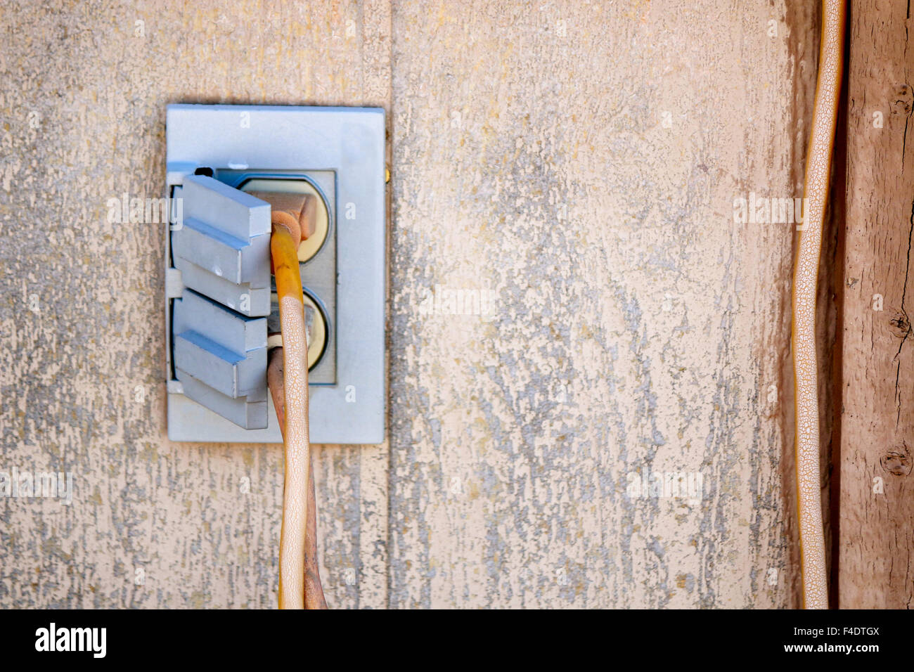 Power Outlet, Cord, and Wall Stock Photo Alamy