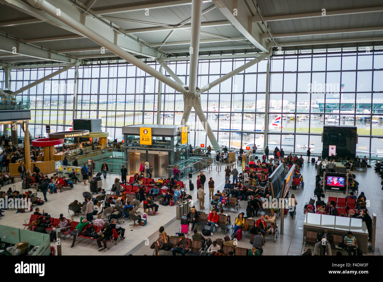 England London Heathrow International Airport Elevated Lobby View england-london-heathrow-international-airport-elevated-lobby-view
