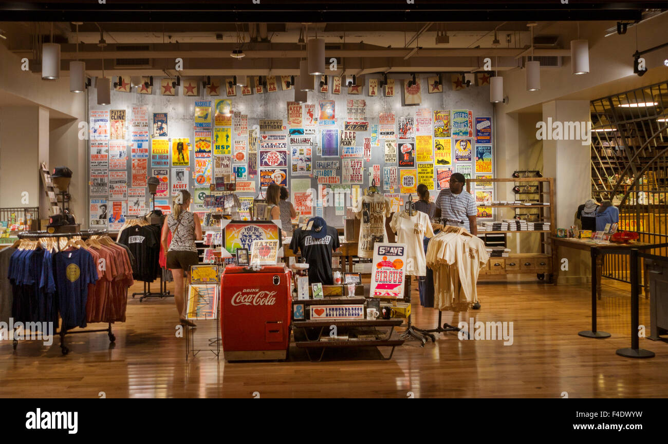 Hatch show print shop in Nashville Tennessee Stock Photo Alamy