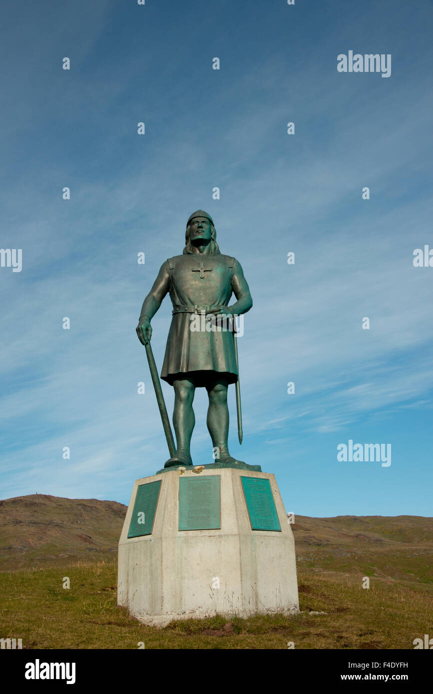 Erik the red statue, greenland hires stock photography and images Alamy