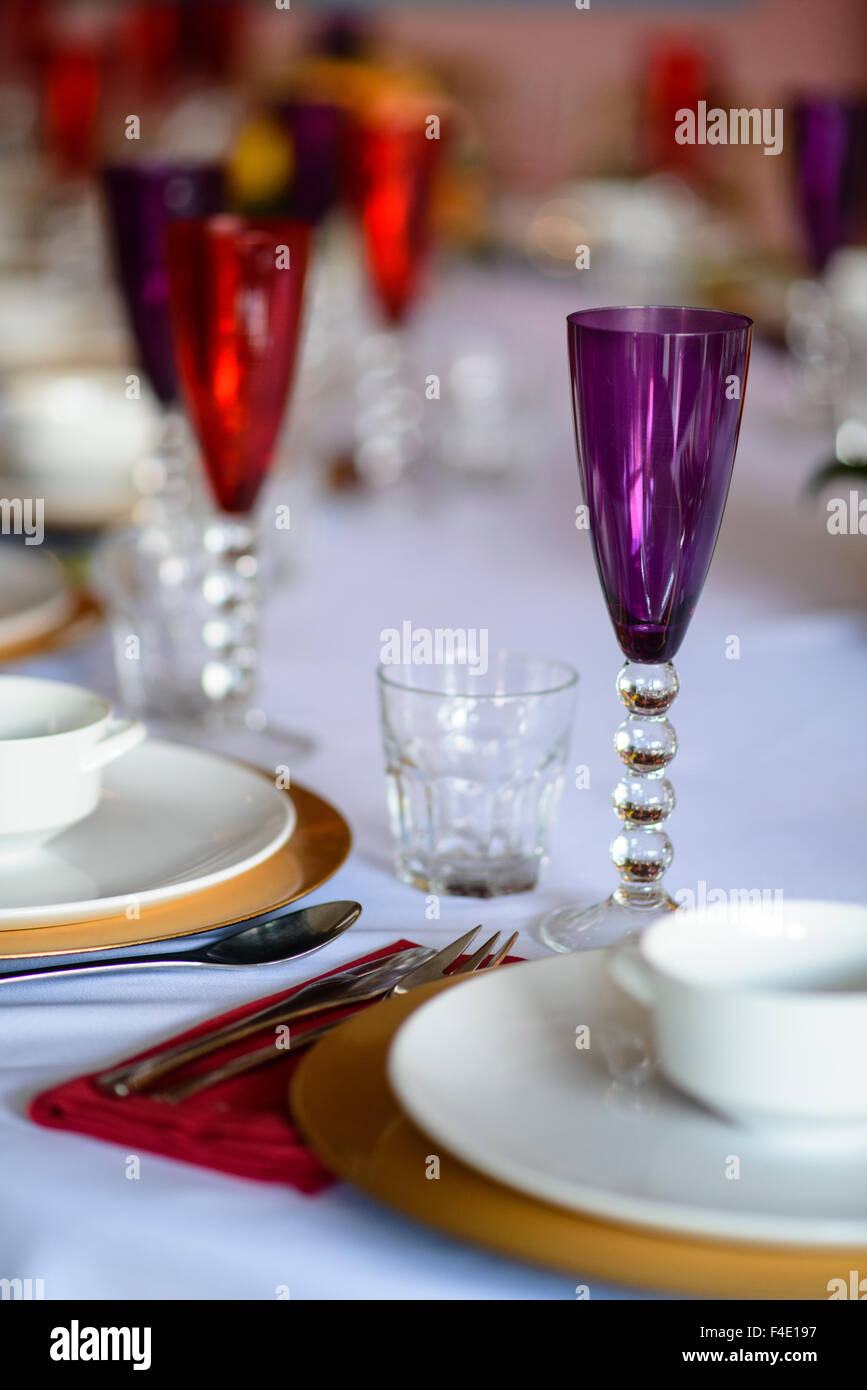 Table setting. (Large format sizes available Stock Photo - Alamy
