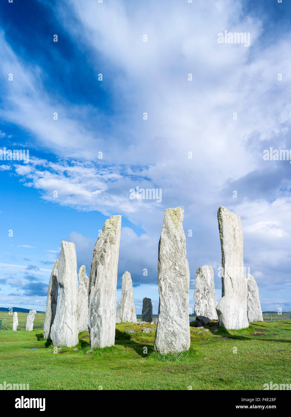 Standing Stones of Callanish on the Isle of Lewis. The megalithic ...