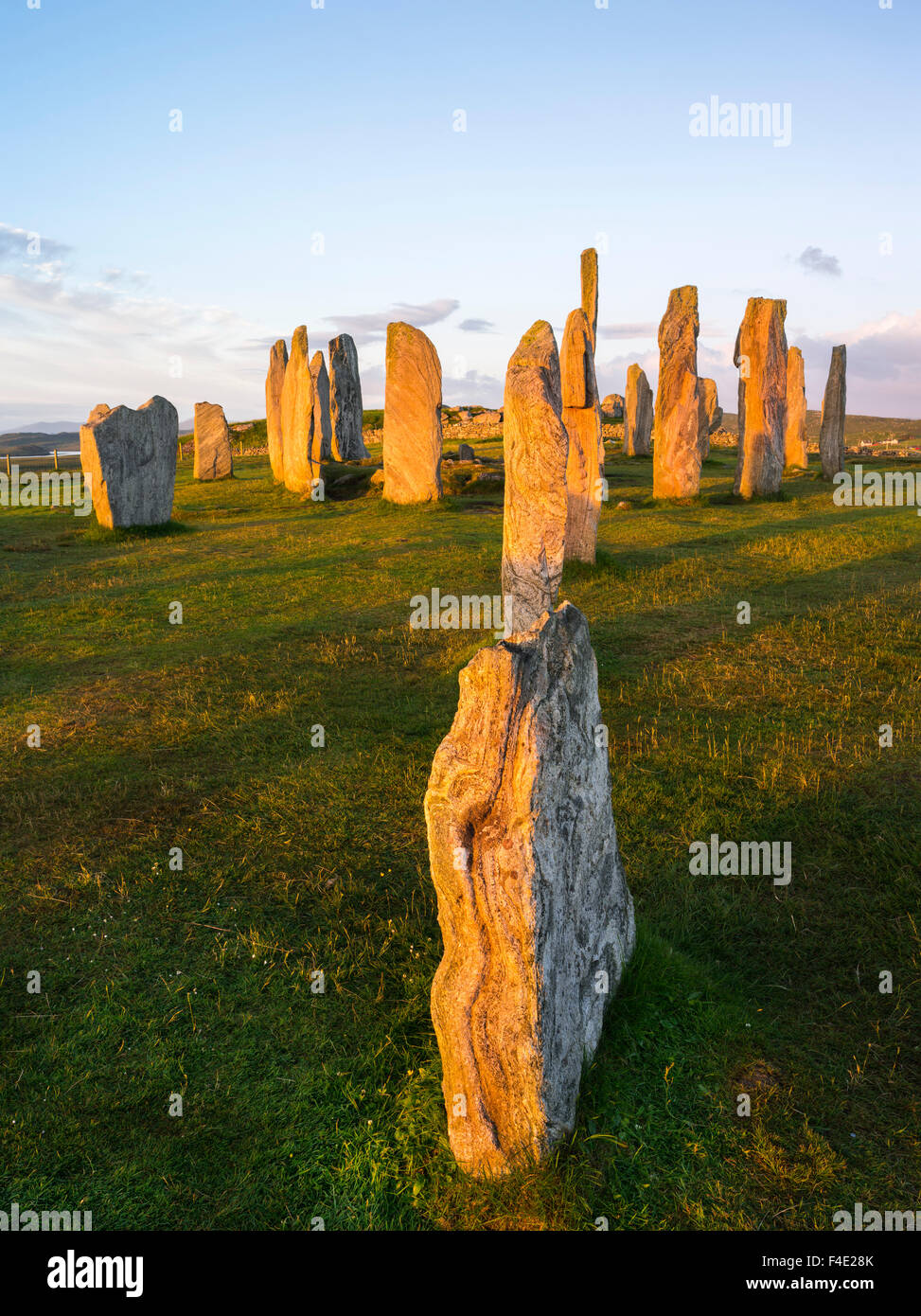 Standing Stones of Callanish on the Isle of Lewis. The megalithic ...