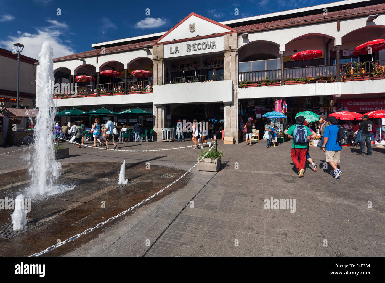 Chile, La Serena, La Recova market, exterior. Stock Photo