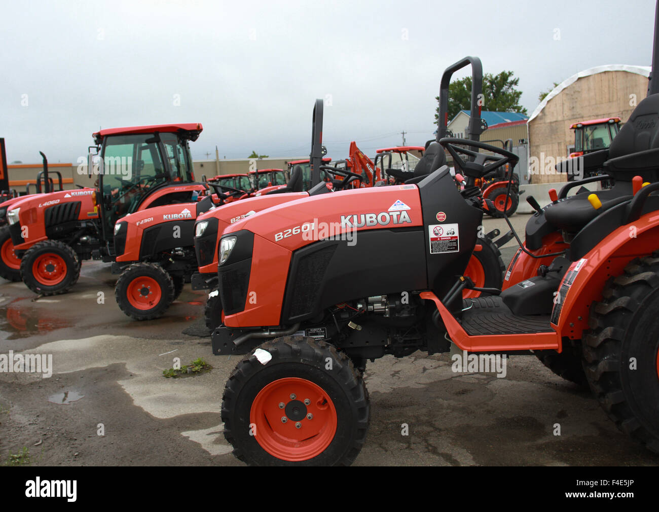 Kubota tractors tractor hires stock photography and images Alamy