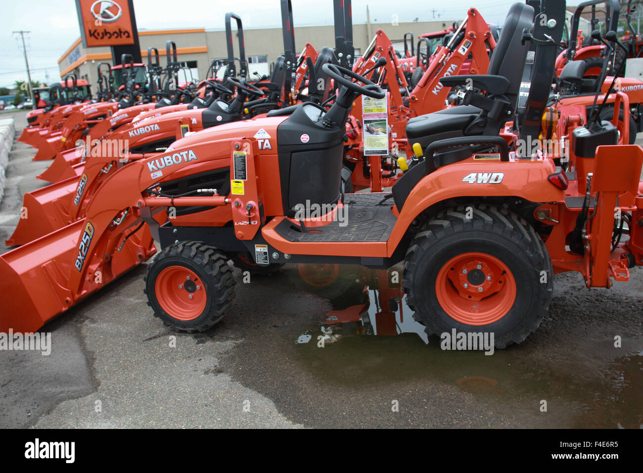A Kubota dealership in Sydney, Nova Scotia Stock Photo Alamy