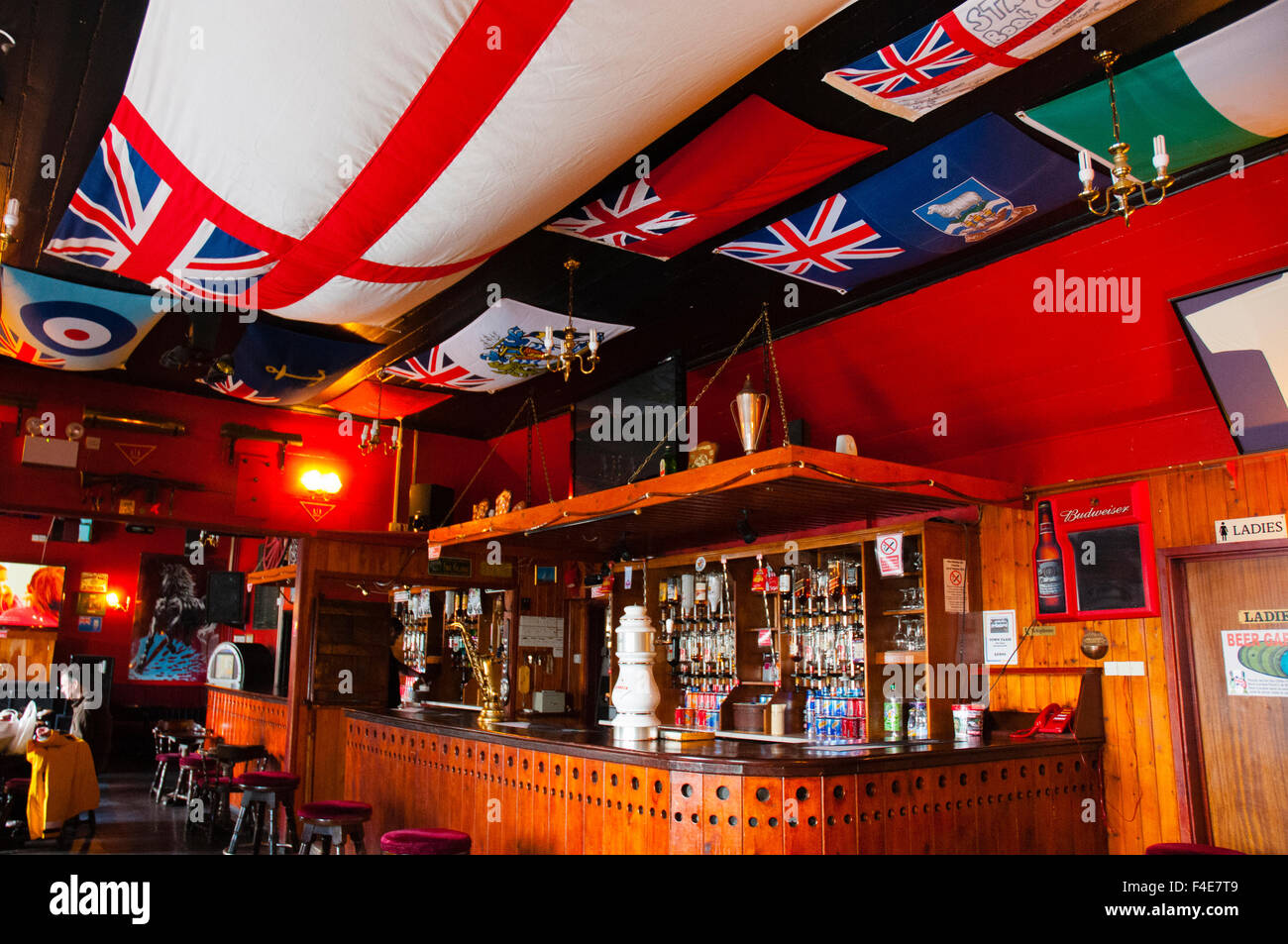 Falkland Islands. Stanley. Globe tavern Stock Photo Alamy