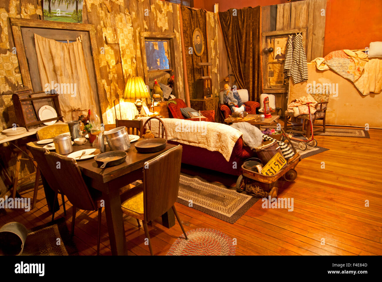 Movie set memorabilia at the Canton Movie Museum, the film capital of