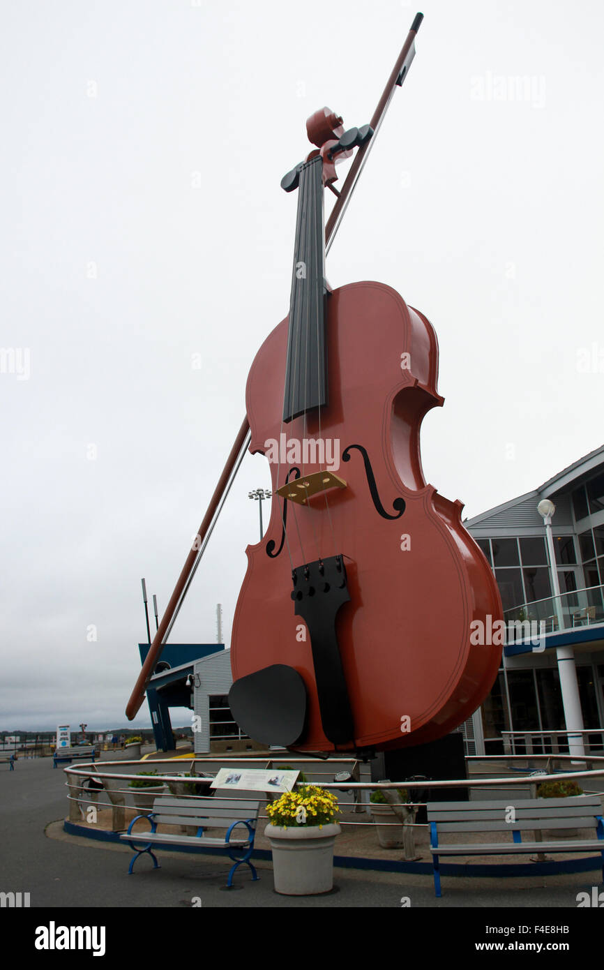 The Big Fiddle located at the marine terminal in Sydney, Nova Scotia