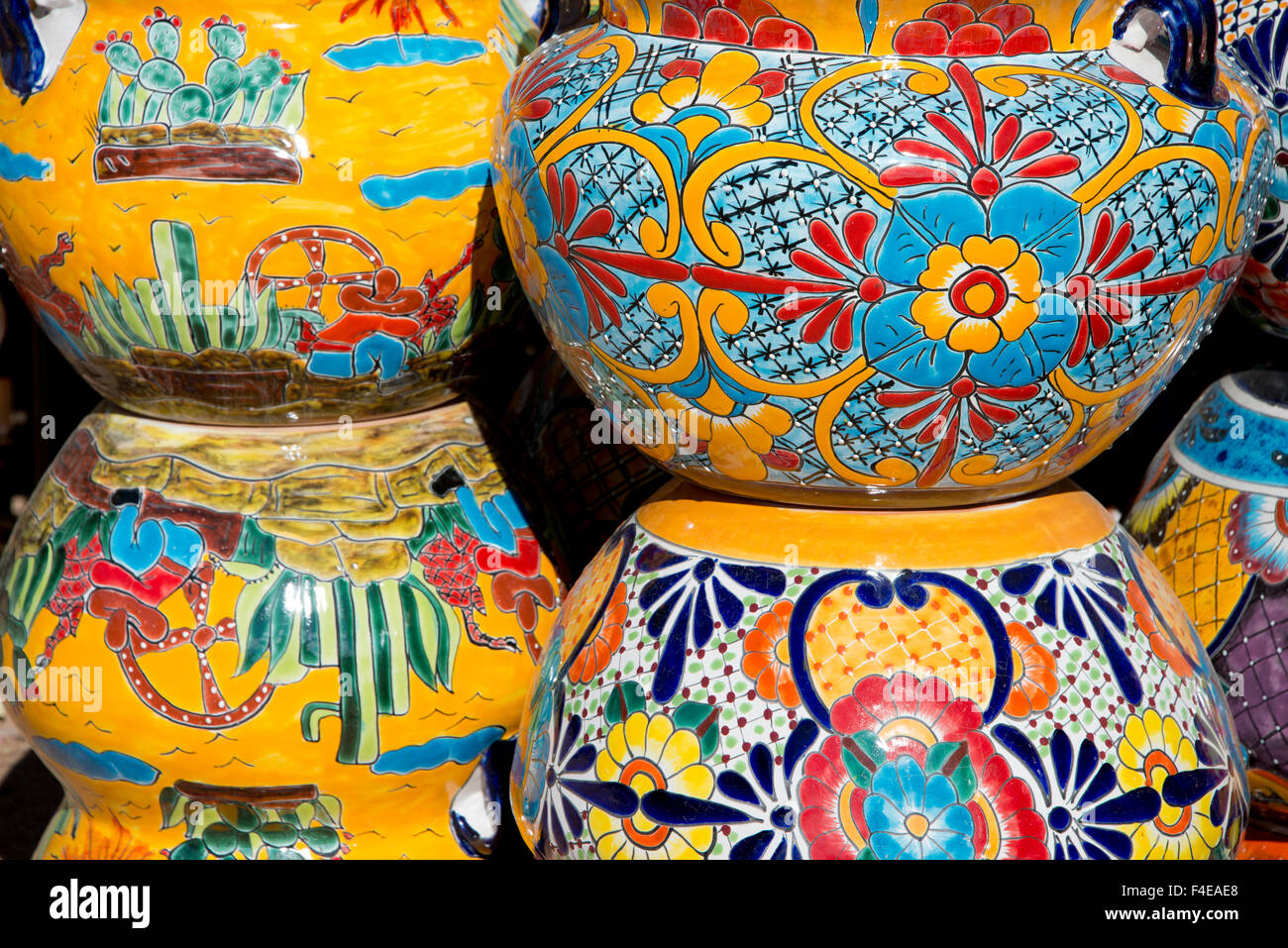 Arizona Tucson Tubac Colorful Traditional Hand Painted Mexican