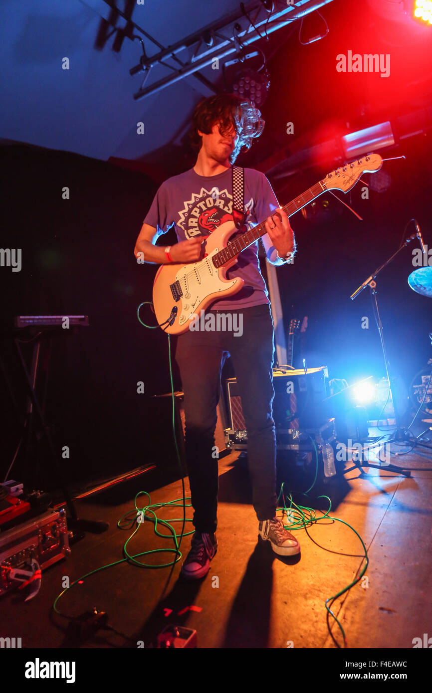 Manchester, UK. 16th October 2015. Trust Fund perform live at Sound Control in Manchester.  Credit:  Simon Newbury/Alamy Live News. Stock Photo