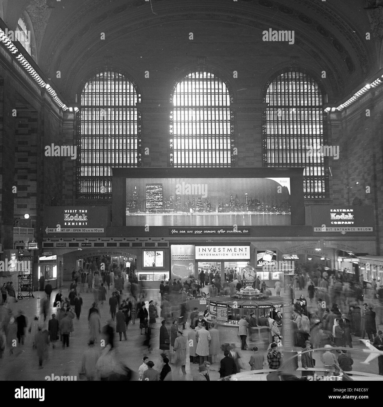 grand central station interior overall Stock Photo