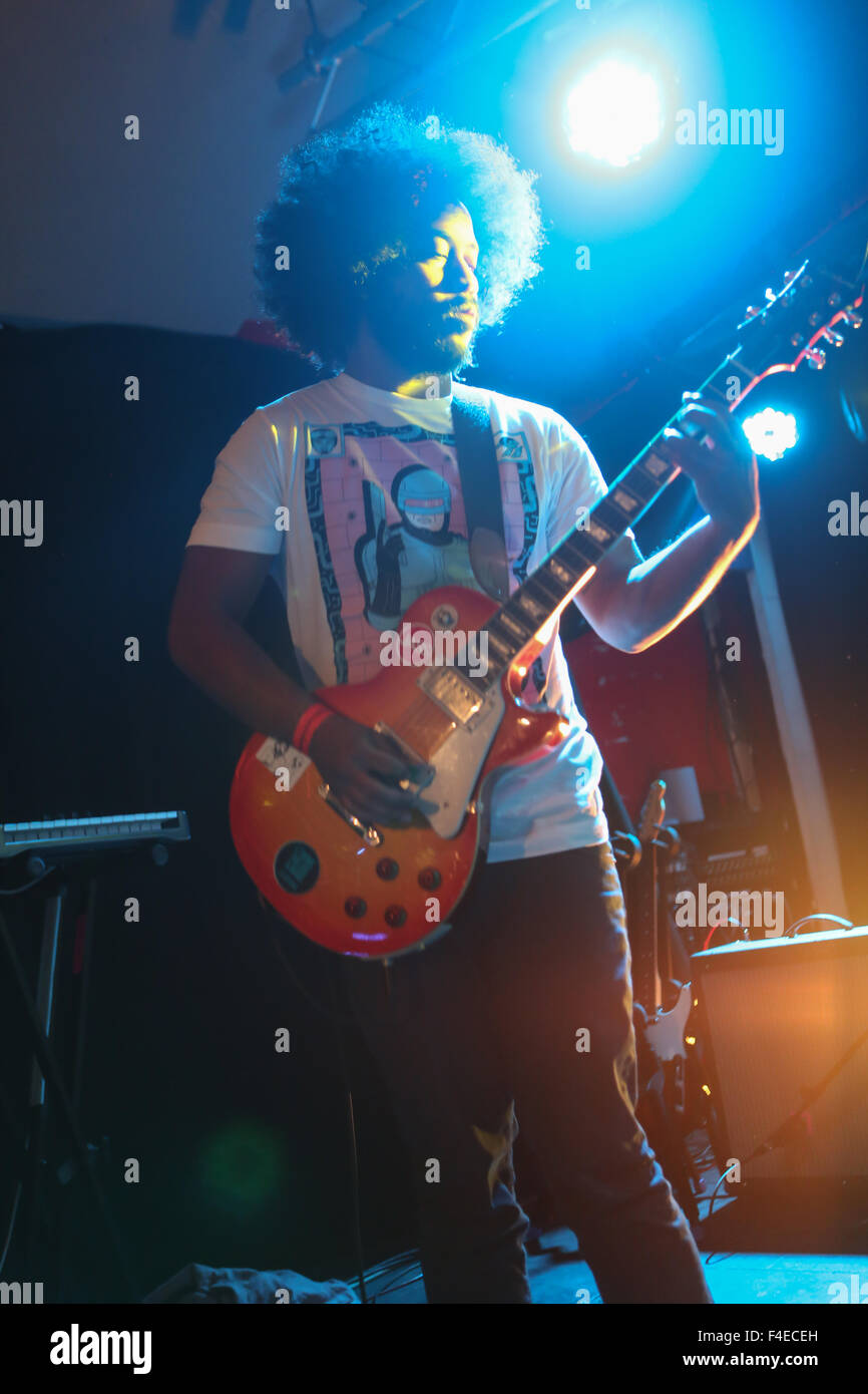 Manchester, UK. 16th October 2015. Speedy Ortiz perform live at Sound Control in Manchester during their recent UK Tour. Credit:  Simon Newbury/Alamy Live News Stock Photo