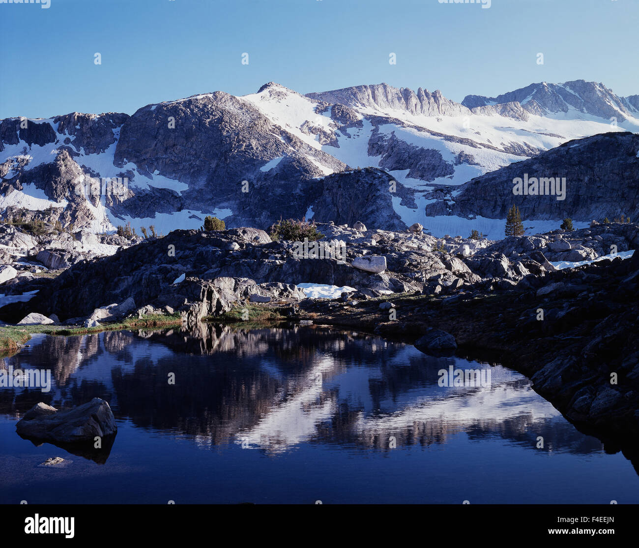 California, Sierra Nevada Mountains, Inyo National Forest, Twenty Lakes ...