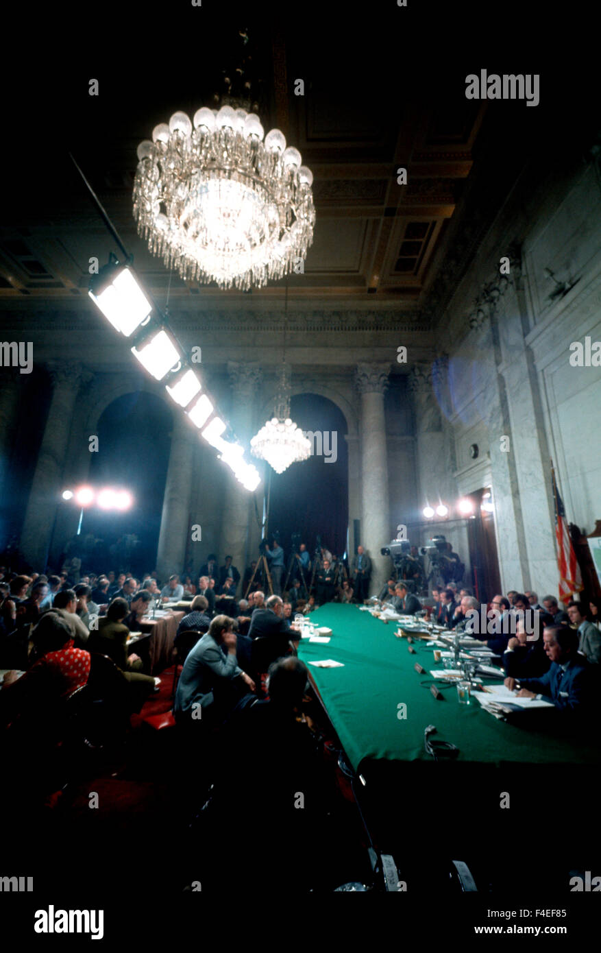 Senate Watergate Hearing overview Stock Photo Alamy