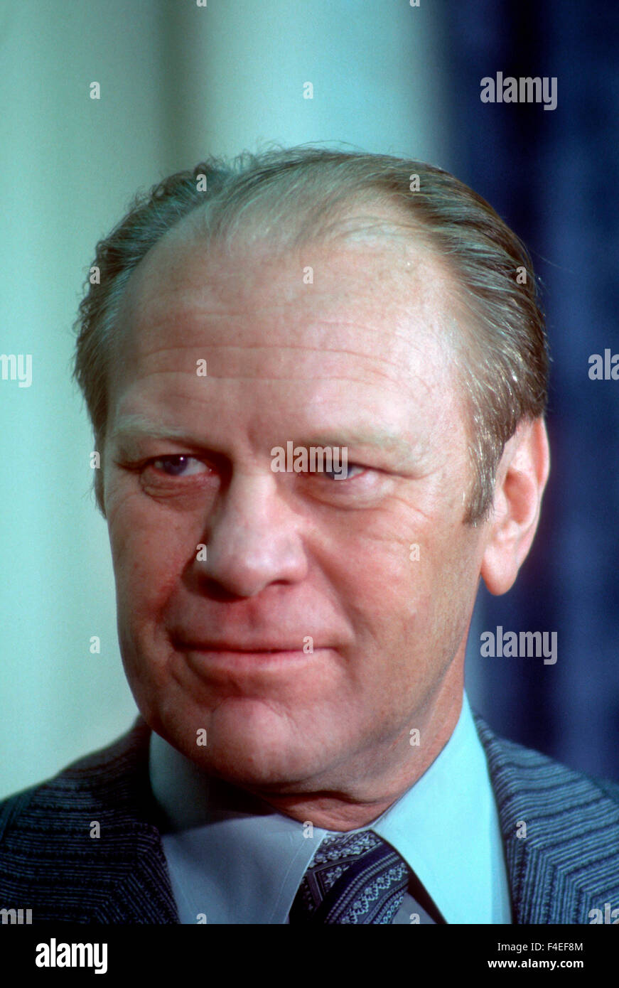 Vice President Jerry Ford in January 1974. Stock Photo