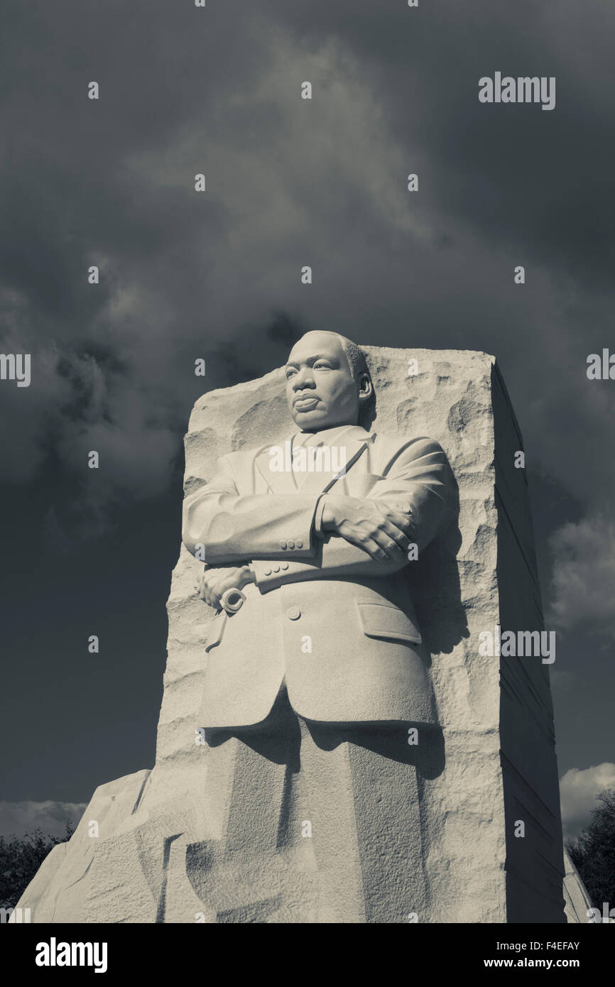 USA, Washington DC, Martin Luther King Monument Stock Photo
