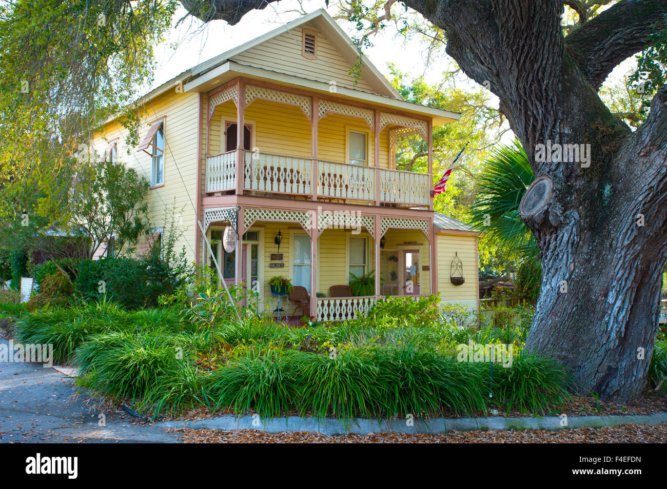 USA, Florida, Cedar Key. Eagle Cedar Mill House, now Cedar Key Bed And