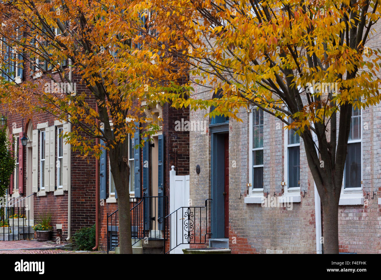 USA, Delaware, New Castle, historic district detail Stock Photo Alamy