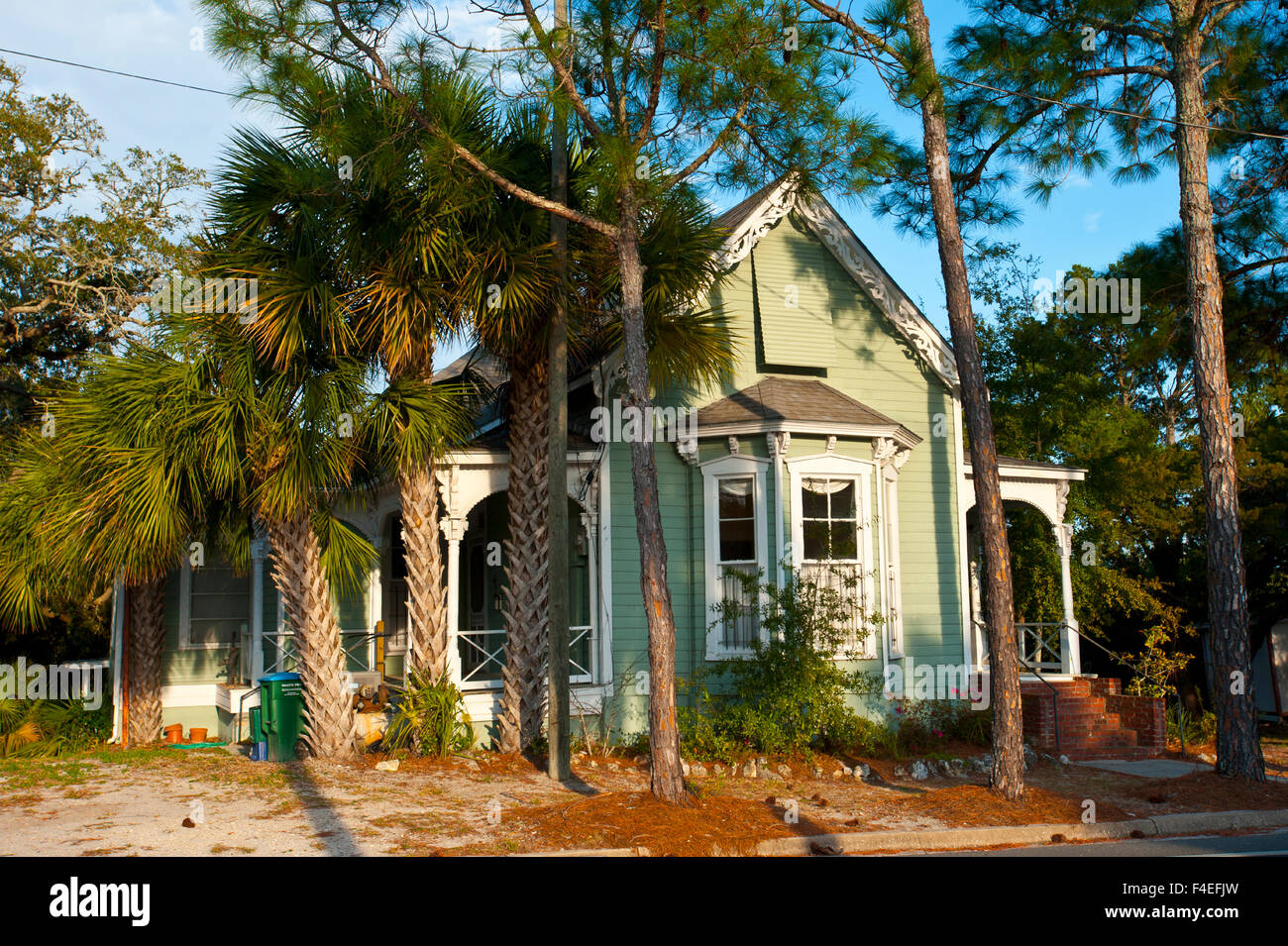 USA, Florida, Cedar Key, The Champlin House, built in 1878 and restored