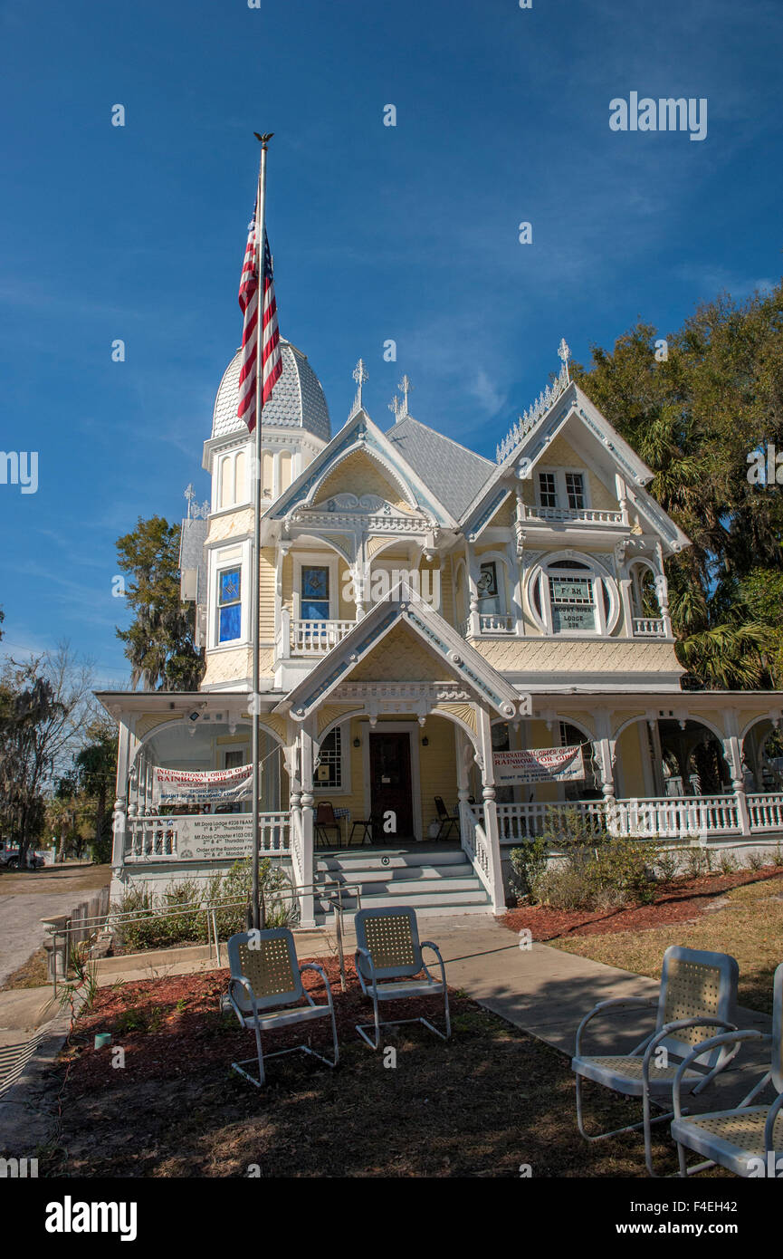 USA, Florida, Mount Dora, Donnelly House, Masonic Temple Stock Photo