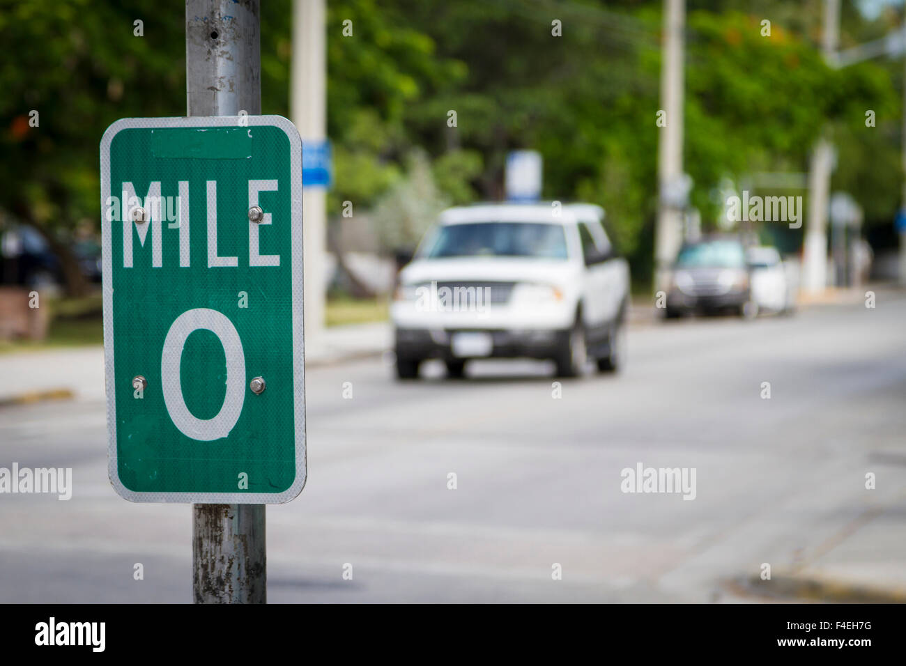 Us 1 mile marker 0 hires stock photography and images Alamy