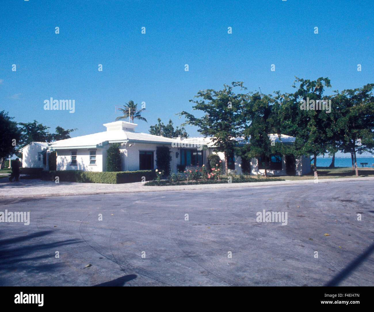 The residence of Nixon at Key Biscayne, Florida, USA Stock Photo Alamy