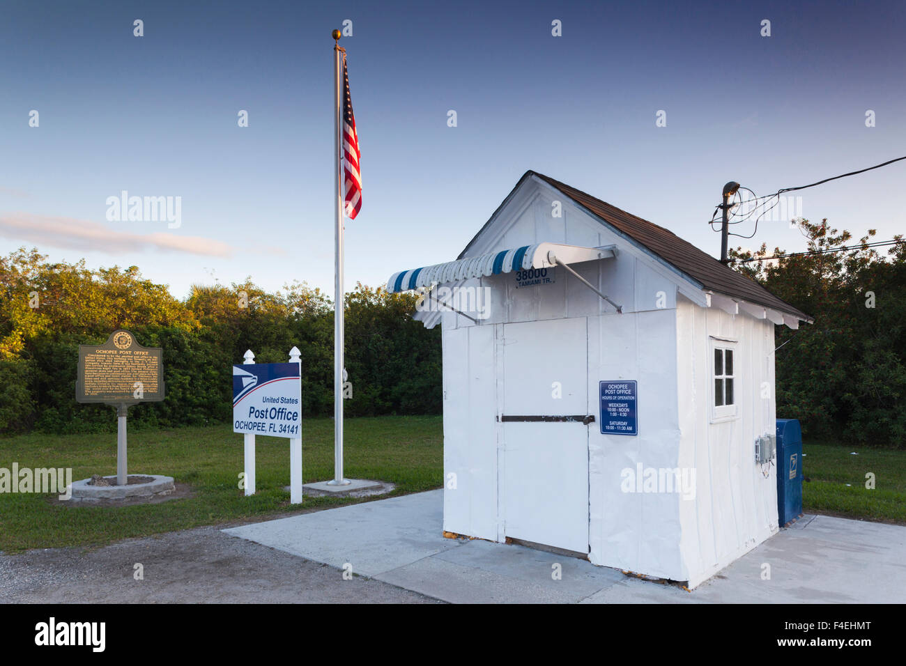 USA, Florida, Everglades National Park, Ochopee, smallest post office