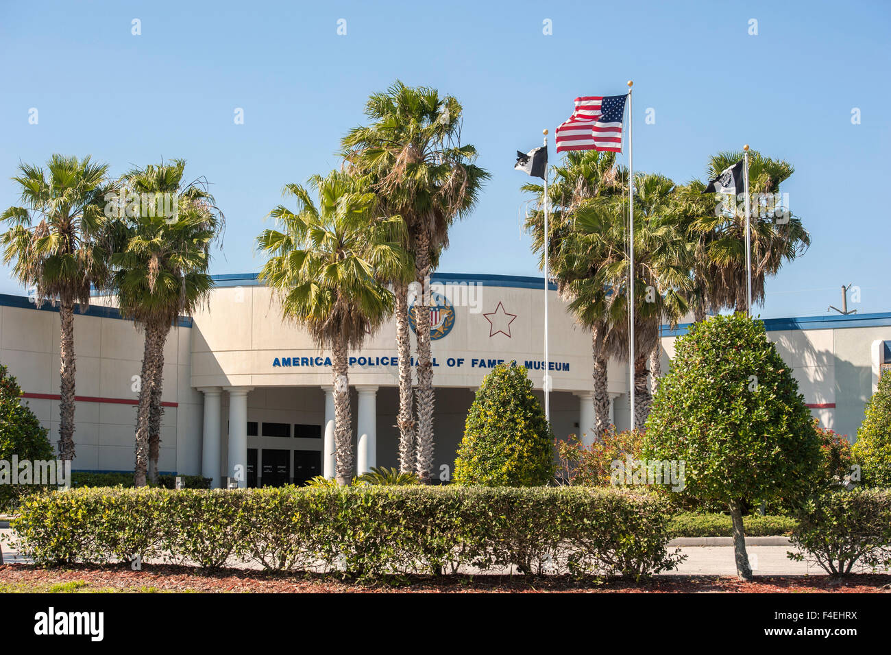 USA, Florida, Titusville, American Police Hall of Fame & Museum Stock