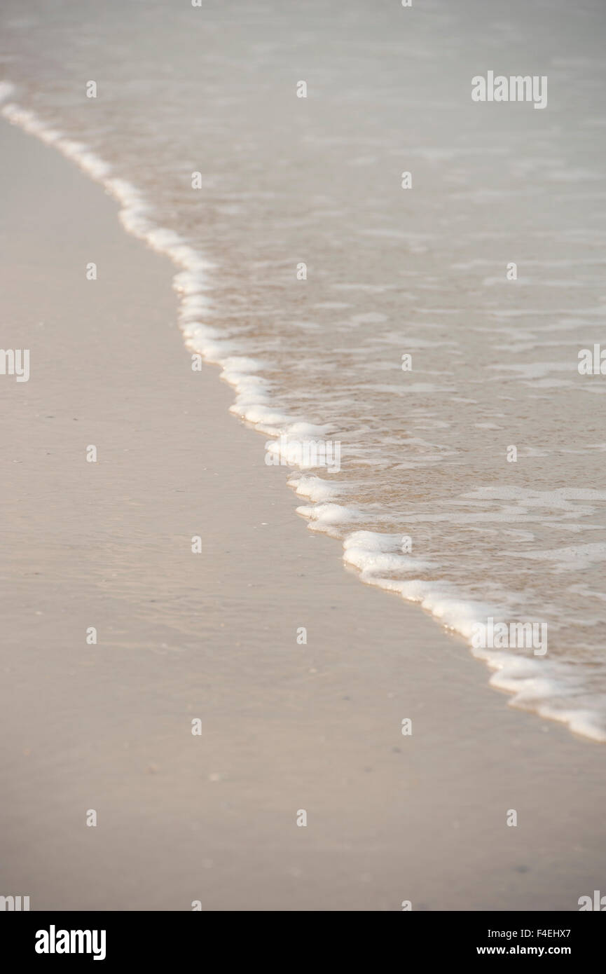 Usa Florida New Smyrna Beach Sea Foam On Beach Stock Photo Alamy