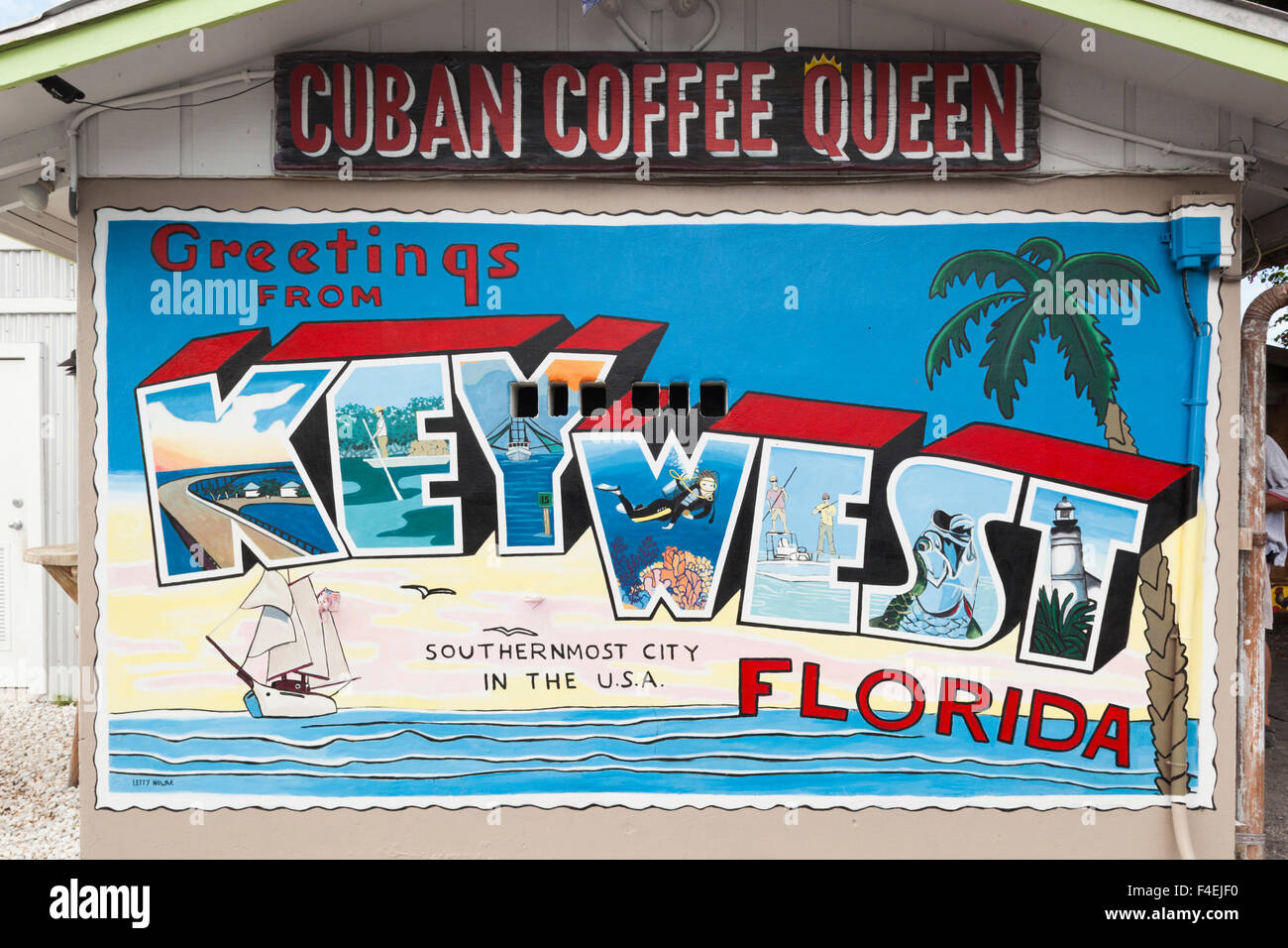 USA, Florida, Florida Keys, Key West, wall mural Stock Photo - Alamy
