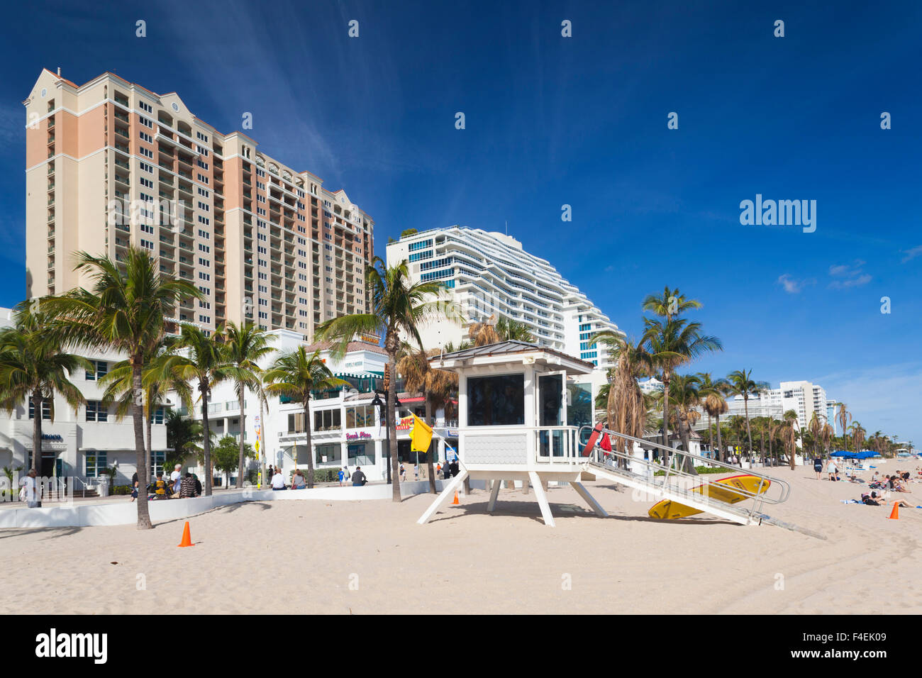 Picture of USA, Florida, Fort Lauderdale, Fort Lauderdale Beach, high rise ...