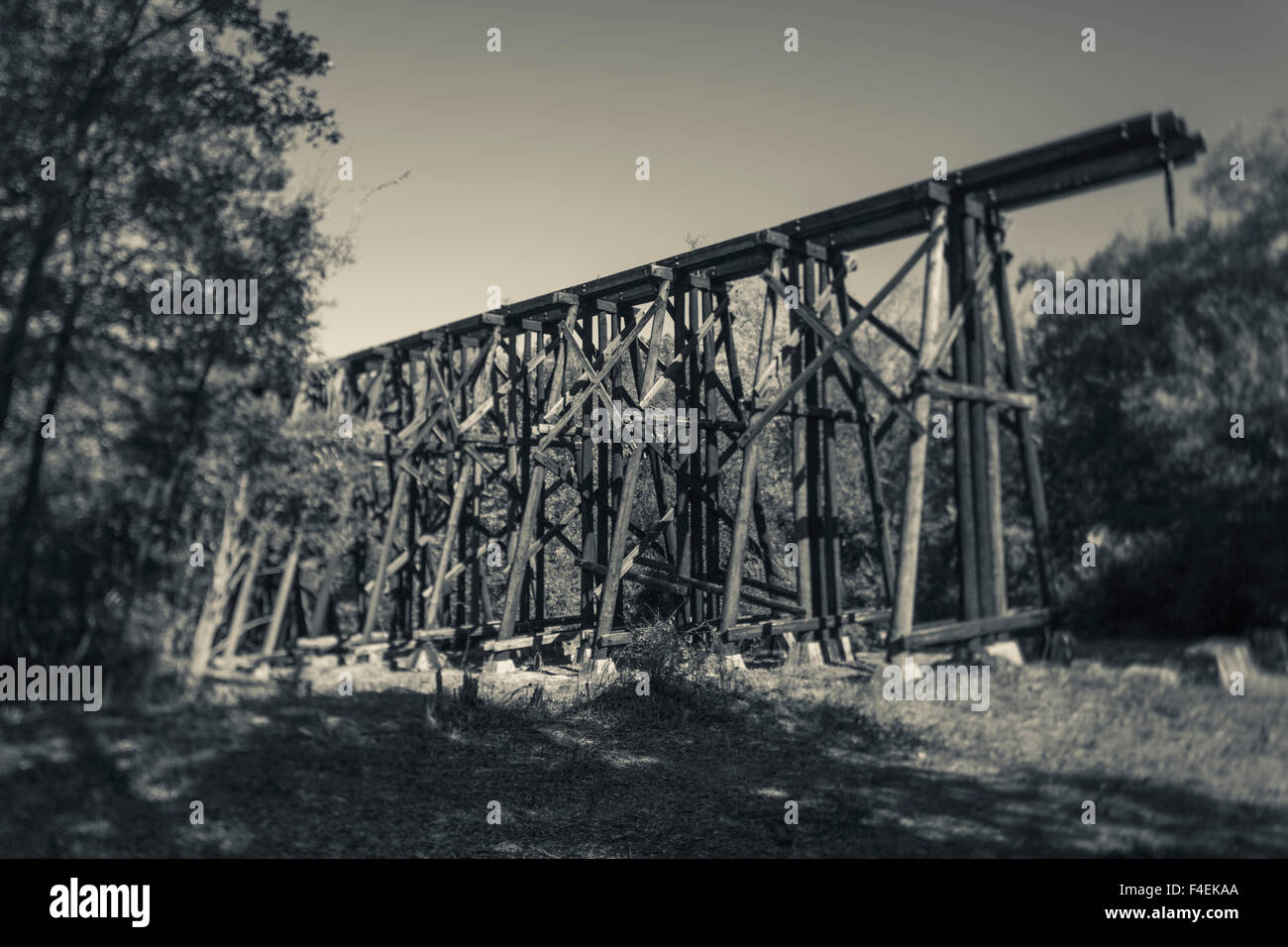 Athens, The Murmur Trestle, 1880 railroad trestle featured on