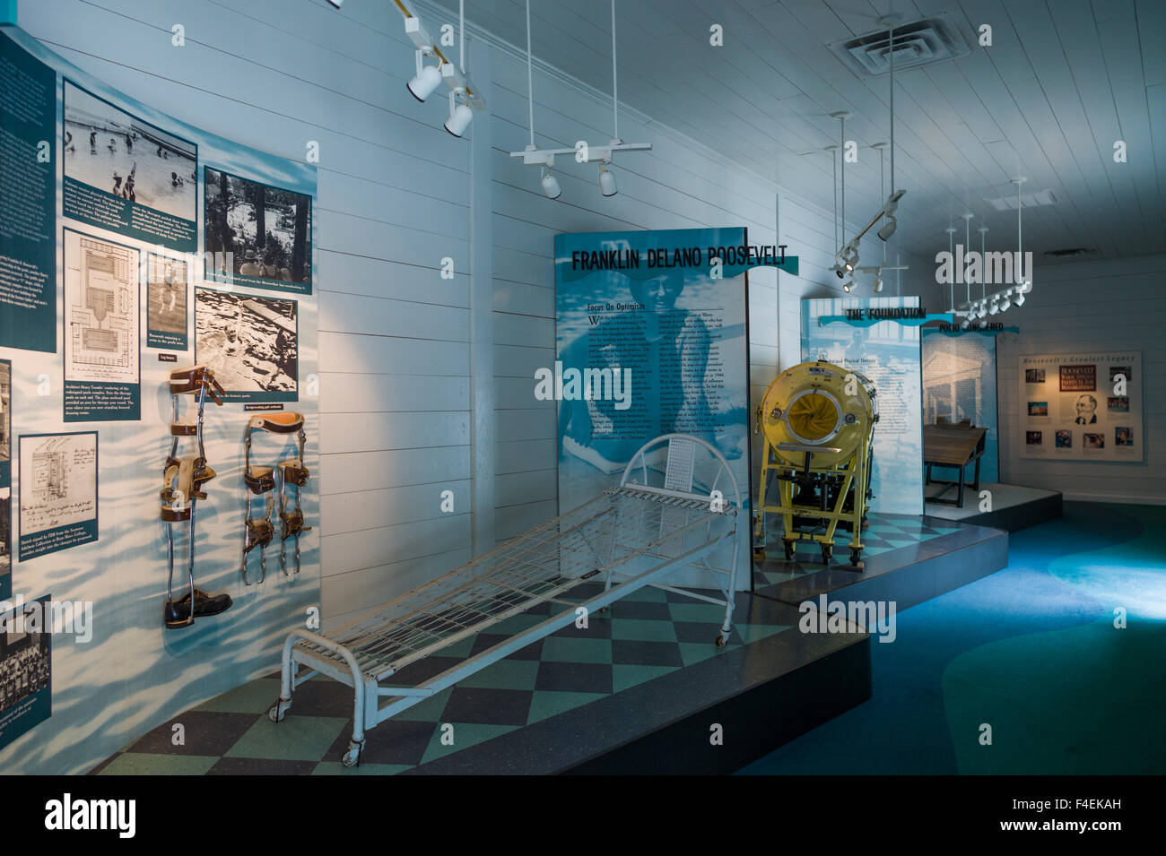 Warm Springs, Historic Pools Complex, hydrotherapy pools used