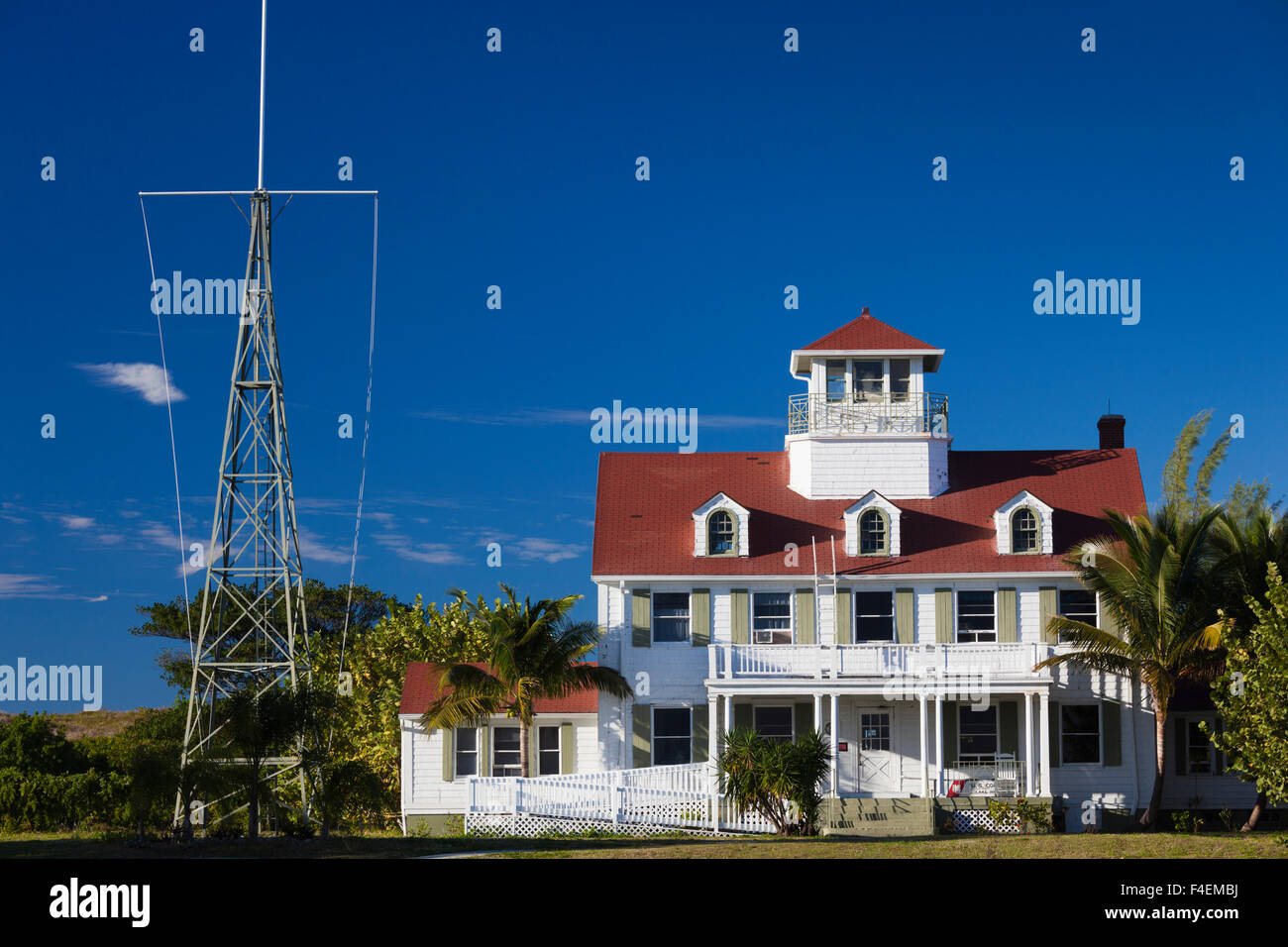 USA, Florida, Riviera Beach, Peanut Island Park, former US Coast Guard