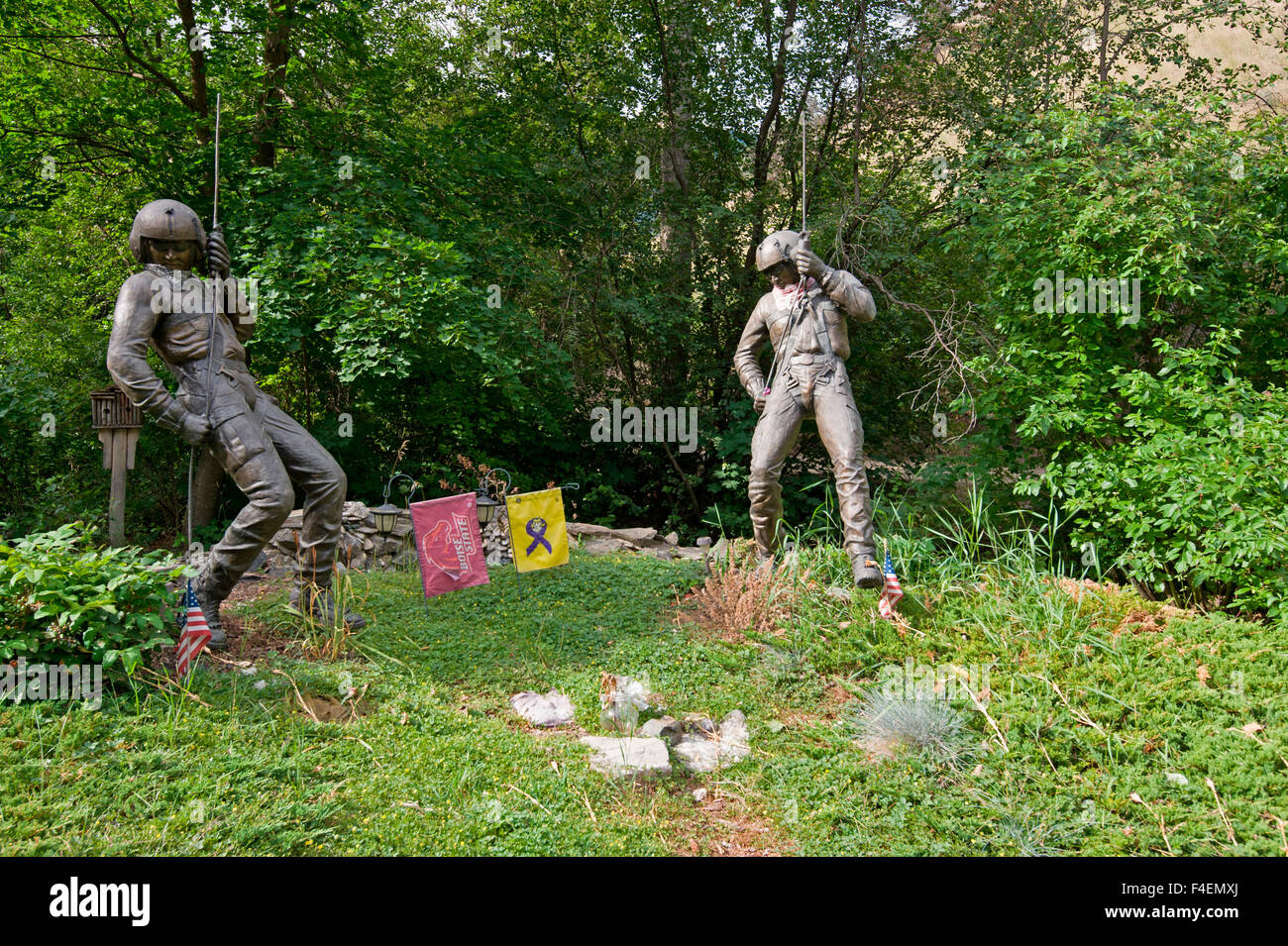 Cramer Fire Memorial, North Fork, Idaho Stock Photo - Alamy