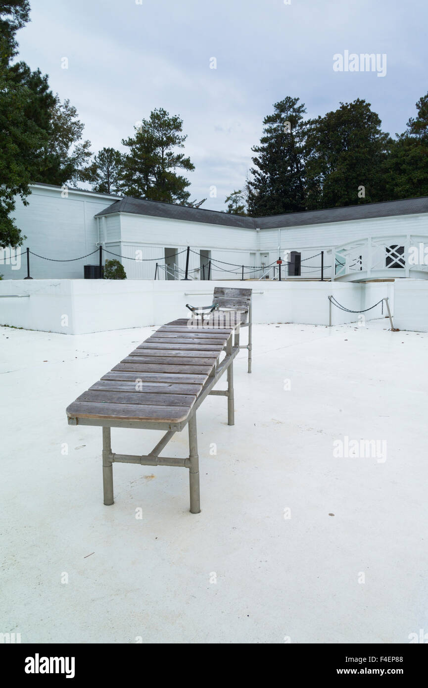 Warm Springs, Historic Pools Complex, hydrotherapy pools used
