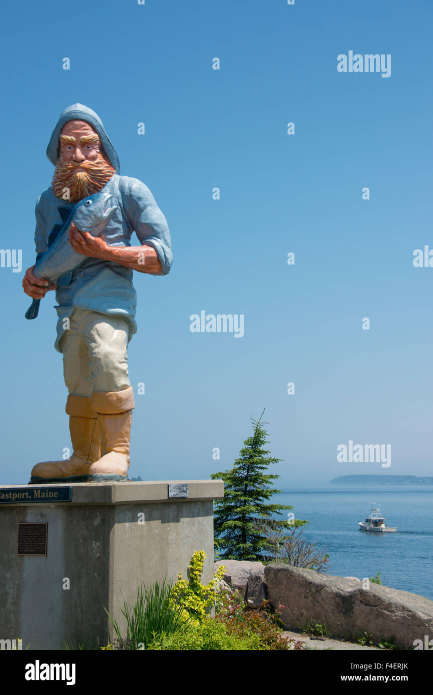 Eastport fisherman statue hires stock photography and images Alamy